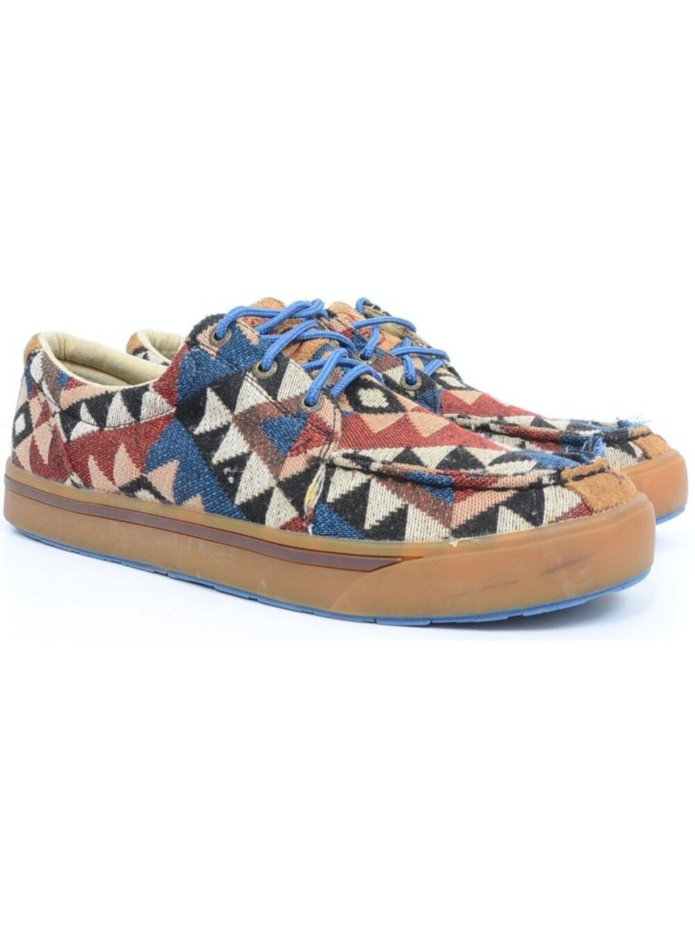 Twisted X Mens Hooey Loper Graphic Multi-Color Fabric Sneakers Shoes‎ Size 8
